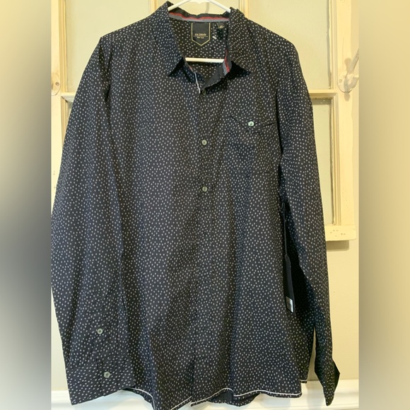 Six Lincoln New York long sleeve button front dress shirt size 2X NWT - Picture 6 of 9